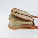 CELINE Macadam Canvas Shoulder Bag PVC Beige Gold Auth am10146-3