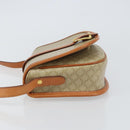 CELINE Macadam Canvas Shoulder Bag PVC Beige Gold Auth am10146-4