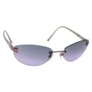 CHANEL Sunglasses metal Purple CC Auth am10147-1