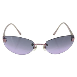 CHANEL Sunglasses metal Purple CC Auth am10147 - 0