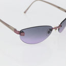 CHANEL Sunglasses metal Purple CC Auth am10147-6