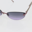 CHANEL Sunglasses metal Purple CC Auth am10147-7