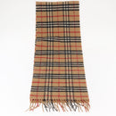 Burberrys Nova Check Scarf Wool Beige Auth am10148-4