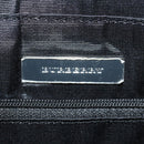 BURBERRY Nova Check Tote Bag Canvas Beige Silver Auth am10150V-11