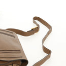 Chloe Mercy Shoulder Bag Leather Beige Gold Auth am10151-15