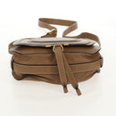 Chloe Mercy Shoulder Bag Leather Beige Gold Auth am10151-5