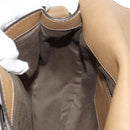 Chloe Mercy Shoulder Bag Leather Beige Gold Auth am10151-24