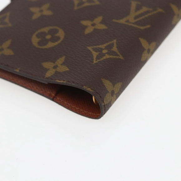 LOUIS VUITTON Monogram Agenda PM Day Planner Cover R20005 LV Auth am10153