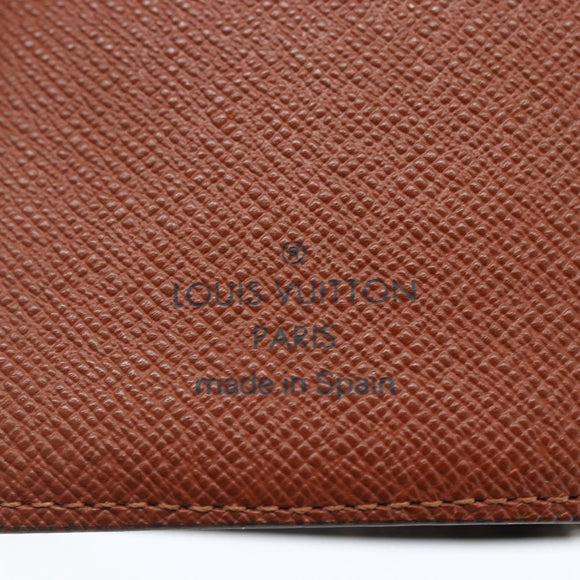 LOUIS VUITTON Monogram Agenda PM Day Planner Cover R20005 LV Auth am10153