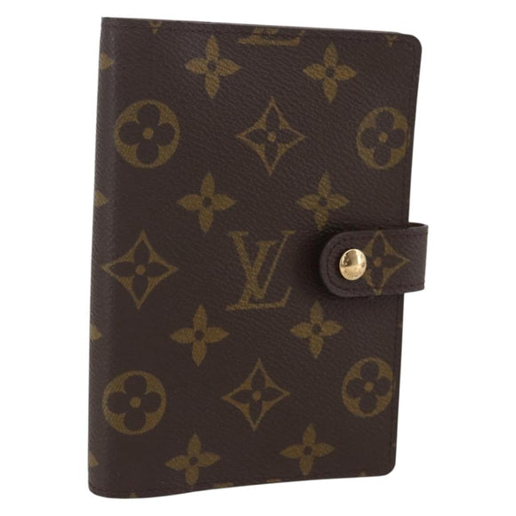 LOUIS VUITTON Monogram Agenda PM Tagesplaner Hülle R20005 LV Auth am10153