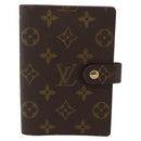 LOUIS VUITTON Monogram Agenda PM Tagesplaner Hülle R20005 LV Auth am10153-13