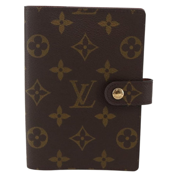 LOUIS VUITTON Monogram Agenda PM Tagesplaner Hülle R20005 LV Auth am10153