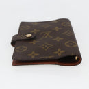LOUIS VUITTON Monogram Agenda PM Tagesplaner Hülle R20005 LV Auth am10153-5