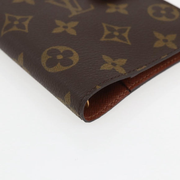 LOUIS VUITTON Monogram Agenda PM Tagesplaner Hülle R20005 LV Auth am10153