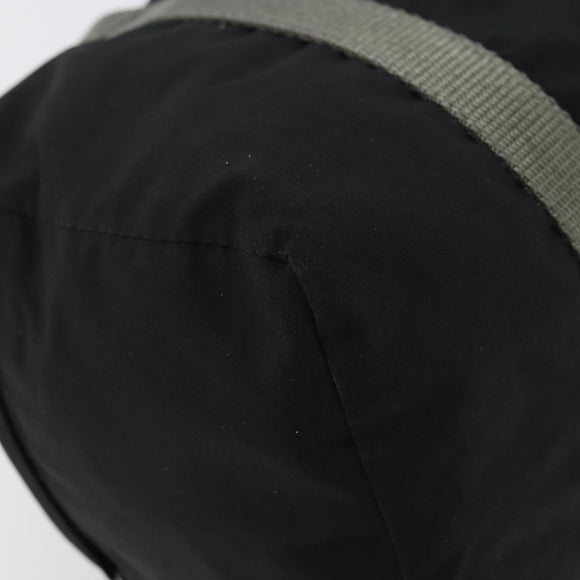 PRADA Sports Hand Bag Nylon Black Silver Auth am10157