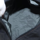 PRADA Sports Hand Bag Nylon Black Silver Auth am10157-11