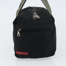 PRADA Sports Hand Bag Nylon Black Silver Auth am10157-4