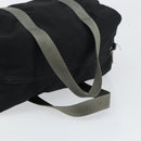 PRADA Sports Hand Bag Nylon Black Silver Auth am10157-7