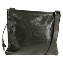 GUCCI GG Implementation Shoulder Bag Khaki Silver 201446 Auth am10159-1