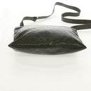 GUCCI GG Implementation Shoulder Bag Khaki Silver 201446 Auth am10159-5