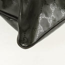 GUCCI GG Implementation Shoulder Bag Khaki Silver 201446 Auth am10159-9