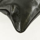 GUCCI GG Implementation Shoulder Bag Khaki Silver 201446 Auth am10159-16