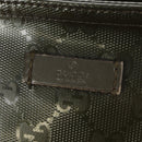 GUCCI GG Implementation Shoulder Bag Khaki Silver 201446 Auth am10159-18