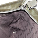 GUCCI GG Implementation Shoulder Bag Khaki Silver 201446 Auth am10159-21