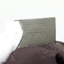 GUCCI GG Implementation Shoulder Bag Khaki Silver 201446 Auth am10159-12