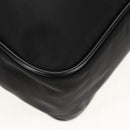 PRADA Shoulder Bag Nylon Silver Black Auth am10160V-15