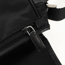 PRADA Shoulder Bag Nylon Silver Black Auth am10160V-20