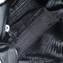 PRADA Shoulder Bag Nylon Silver Black Auth am10160V-10