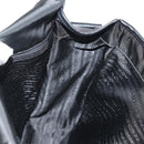 PRADA Shoulder Bag Nylon Silver Black Auth am10160V-23