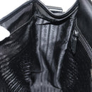 PRADA Shoulder Bag Nylon Silver Black Auth am10160V-24