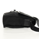 PRADA Shoulder Bag Nylon Silver Black Auth am10160V-4