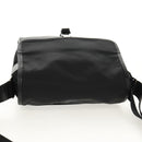 PRADA Shoulder Bag Nylon Silver Black Auth am10160V-6