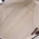 Salvatore Ferragamo Tote Bag Canvas Brown Gold Auth am10161-16