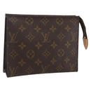 LOUIS VUITTON Monogram Poche Toilette 19 Pouch M47544 LV Auth am10163-1