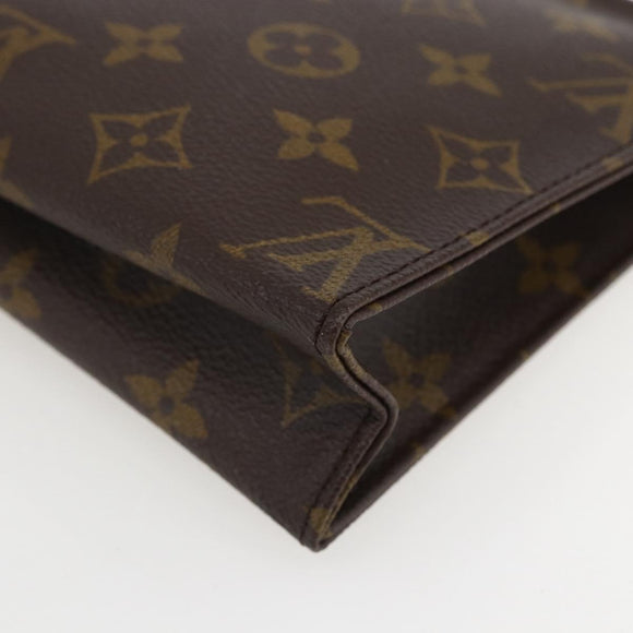 LOUIS VUITTON Monogram Poche Toilette 19 Pouch M47544 LV Auth am10163
