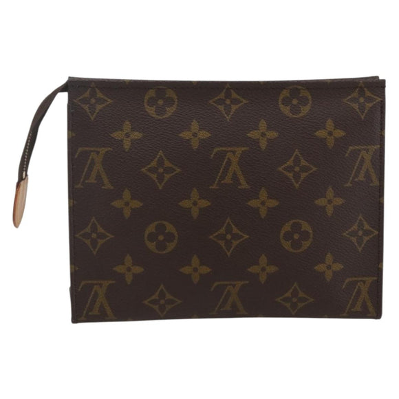 LOUIS VUITTON Monogram Poche Toilette 19 Pouch M47544 LV Auth am10163