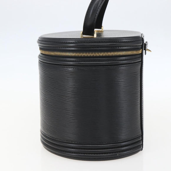LOUIS VUITTON Epi Cannes Handtasche Schwarz M48032 LV Auth am10164