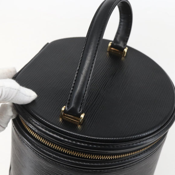 LOUIS VUITTON Epi Cannes Handtasche Schwarz M48032 LV Auth am10164