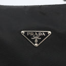 PRADA Shoulder Bag Nylon Black Silver Auth am10168V-17