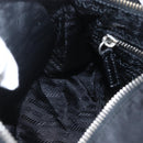 PRADA Shoulder Bag Nylon Black Silver Auth am10168V-21