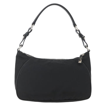PRADA Shoulder Bag Nylon Black Silver Auth am10168V - 0