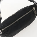 PRADA Shoulder Bag Nylon Black Silver Auth am10168V-6