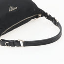 PRADA Shoulder Bag Nylon Black Silver Auth am10168V-7