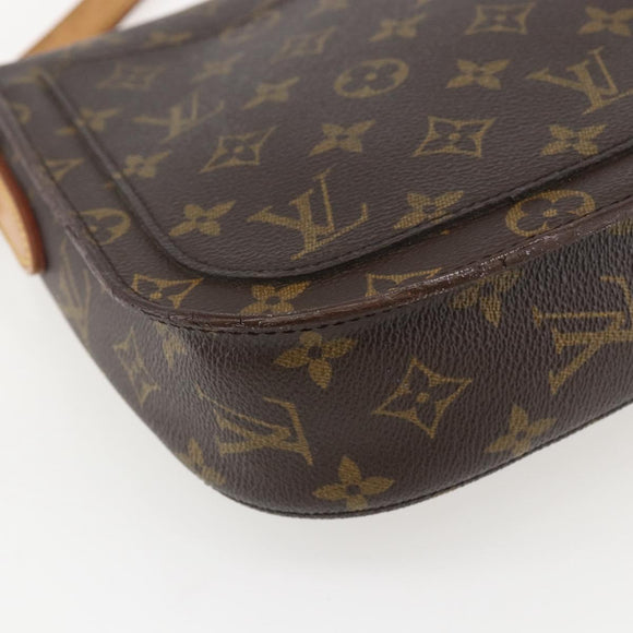 LOUIS VUITTON Monogram Saint Cloud GM Shoulder Bag M51242 LV Auth am10169