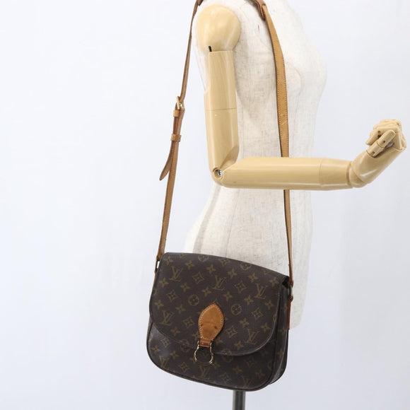 LOUIS VUITTON Monogram Saint Cloud GM Shoulder Bag M51242 LV Auth am10169