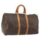 LOUIS VUITTON Monogram Keepall 45 Boston Bag M41428 LV Auth am10178-1
